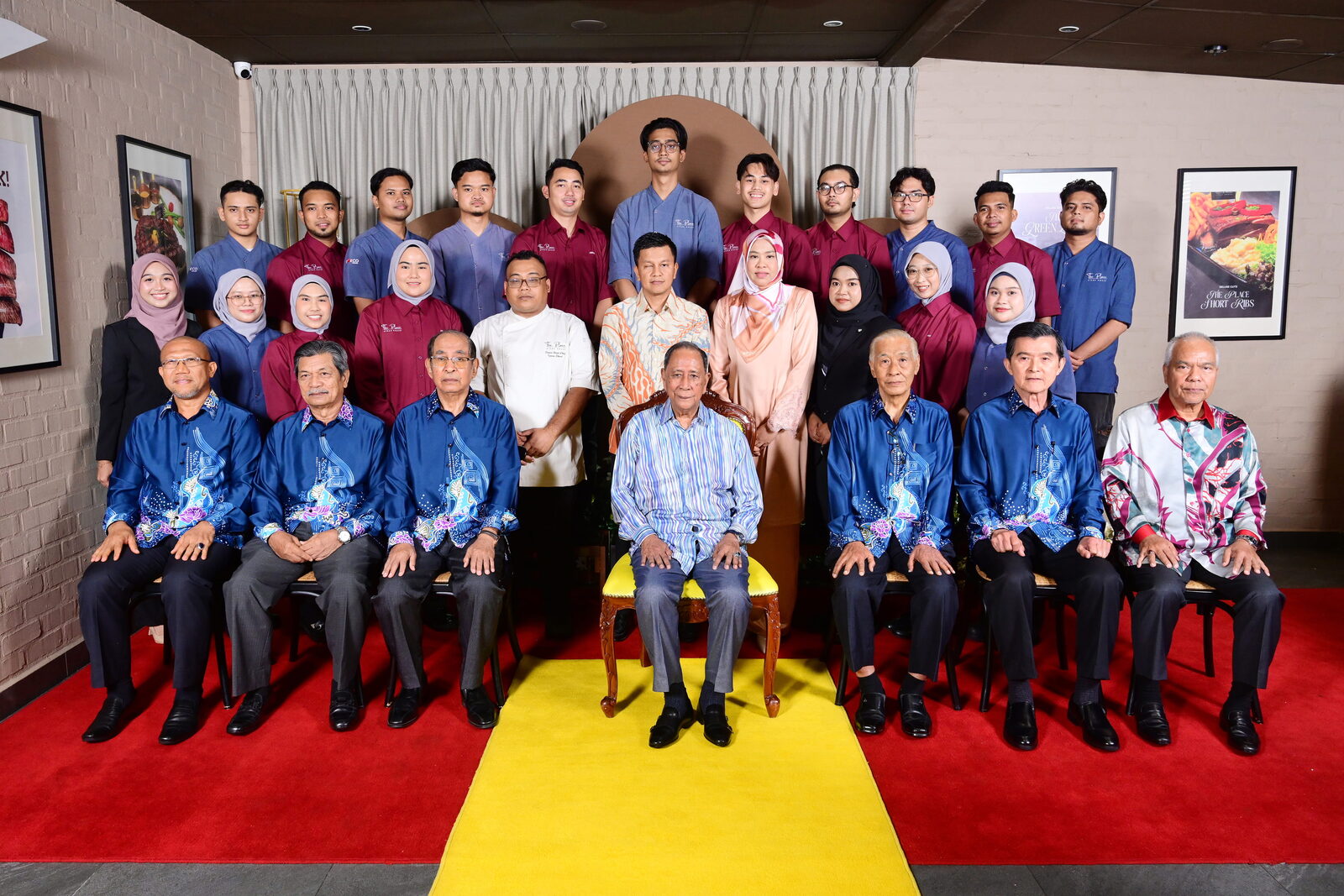 The Place Steak Houze welcoming the Sultan of Kedah