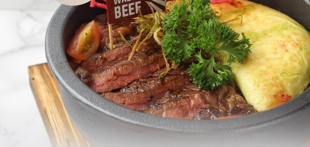 Hot Stone Bowl Wagyu Beef Steak