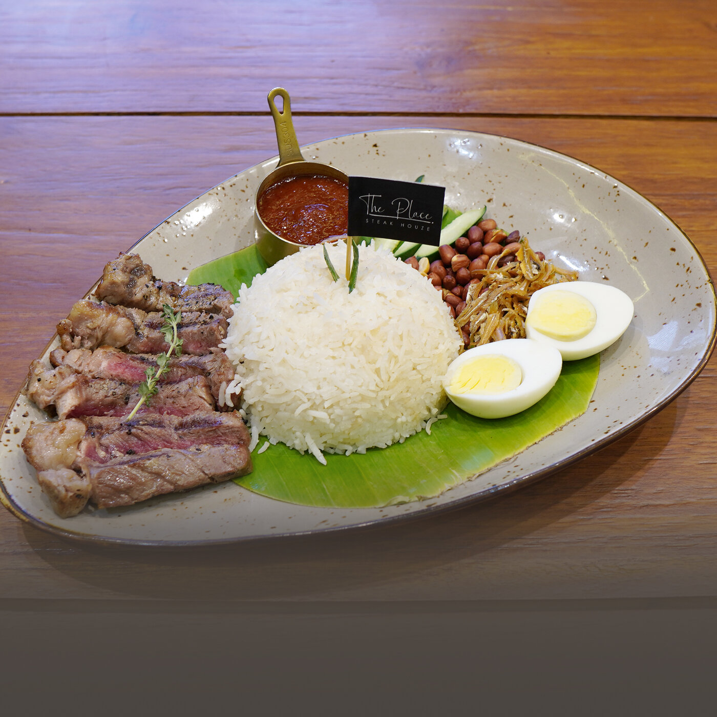 Nasi Lemak Angus Steak
