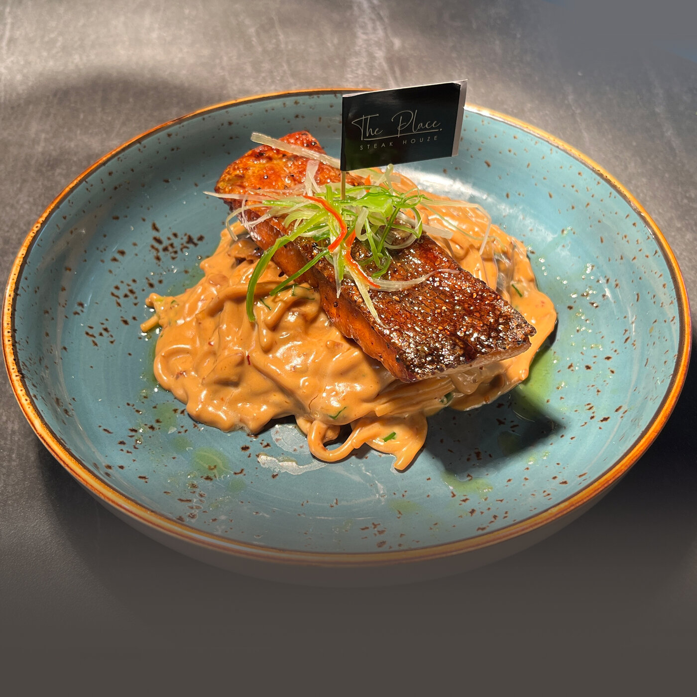 Salmon Teriyaki Pasta
